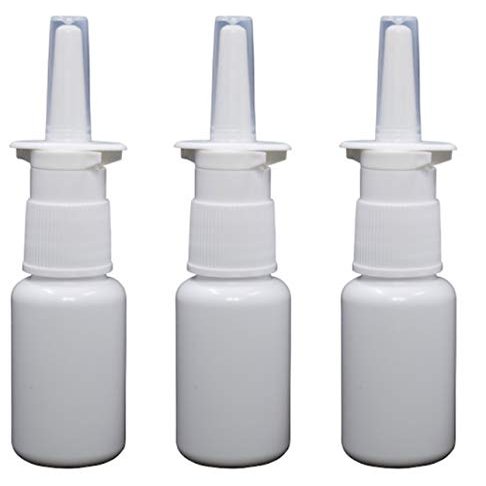 Snoot! Pharma-Quality Empty Nasal Pump Sprayers, 20ml (2/3rds oz) 3-Pack