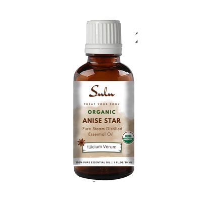 100% Pure Certified Organic Anise Star Essential Oil (1 fl.oz / 29 ml)