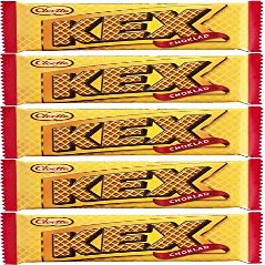 Cloetta Kex Chocolate Bars Wafers in Milk Chocolate 60g bar - Pack of 5