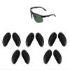 AM Landen 5 Pairs Sunglasses Black Silicone Nose Pads Compatible to All Major Brands Sunglasses view 1