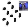AM Landen 5 Pairs Sunglasses Black Silicone Nose Pads Compatible to All Major Brands Sunglasses view 2