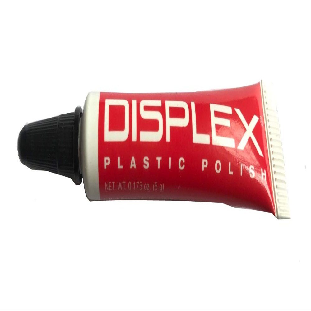 Displex Plastic Polish Revitalizer Scratch Remover for Cell Phone LCD Screens w/Microfiber Cloth