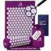 DoSensePro Acupressure Mat & Pillow Set  Extra-Long 29 Acupressure Therapy for Back & Neck Pain Relief, Sciatica, Stress Relief & Sleep Support  Includes Carry Bag & Hot/Cold Pack (Purple) view 1