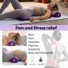 DoSensePro Acupressure Mat & Pillow Set  Extra-Long 29 Acupressure Therapy for Back & Neck Pain Relief, Sciatica, Stress Relief & Sleep Support  Includes Carry Bag & Hot/Cold Pack (Purple) view 2