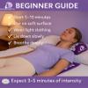 DoSensePro Acupressure Mat & Pillow Set  Extra-Long 29 Acupressure Therapy for Back & Neck Pain Relief, Sciatica, Stress Relief & Sleep Support  Includes Carry Bag & Hot/Cold Pack (Purple) view 4