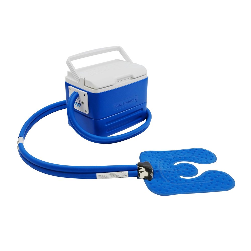 Polar Active Ice 3.0 | 9 QT Cold Therapy Ice Machine| Programmable Timer | 6 in 1 Universal Pad | Cryotherapy Pain Relief System | Ace Bandage Style Compression