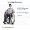 Sammons Preston Pommel Wedge Cushion, Wheelchair Accessory, Seat Pad, Foam Support Pad, Lower Back, Tailbone, and Sciatica Pain Relief, Slide Control to Prevent Slipping Out of Seat view 4