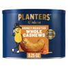PLANTERS Deluxe Honey Roasted Whole Cashews, Party Snack, Plant-Based Protein, After School Snack, Sweet and Salty Snack Nuts, Quick Snack for Adults, Flavored Cashews, Kosher, 8.25oz Canister view 1