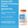 Doctor's Best Betaine HCI Pepsin & Gentian Bitters, Digestive Enzymes for Protein Breakdown & Absorption, Non-GMO, Gluten Free, 360 Count (Pack of 1) view 3