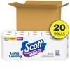 Scott 1000 Toilet Paper, 20 Regular Rolls, Septic-Safe, 1-Ply Toilet Tissue view 2