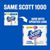 Scott 1000 Toilet Paper, 20 Regular Rolls, Septic-Safe, 1-Ply Toilet Tissue view 3