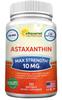 aSquared Nutrition Astaxanthin Supplement - Natural Astaxanthin Pills from Haematococcus Pluvialis Extract for Pure Energy - Max Strength 10mg - 120 Softgels view 1