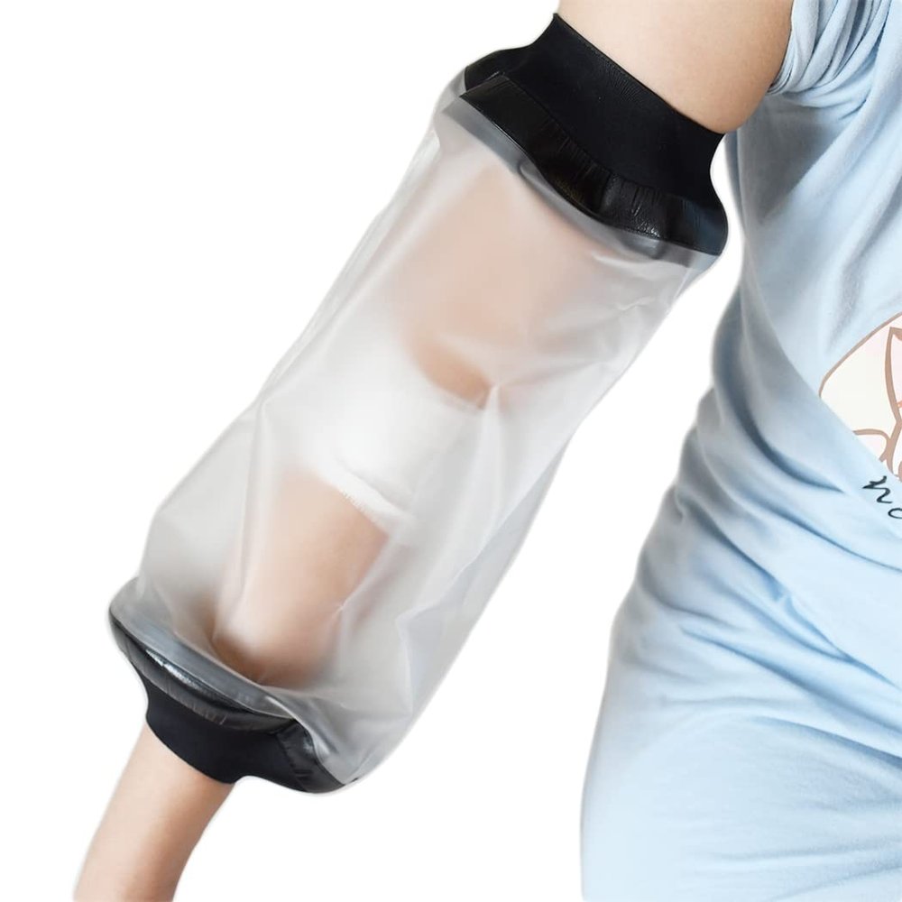 Meydoja PICC Line Shower Cover Waterproof IV & PICC Line Shower Protector for Chemotherapy Treatment, Reusable