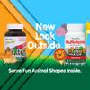 NaturesPlus Animal Parade Children's Chewable Multivitamin - Cherry Flavor - 180 Animal-Shaped Tablets - Promotes Health & Well-Being - Vegetarian, Gluten Free - 90 Servings view 2