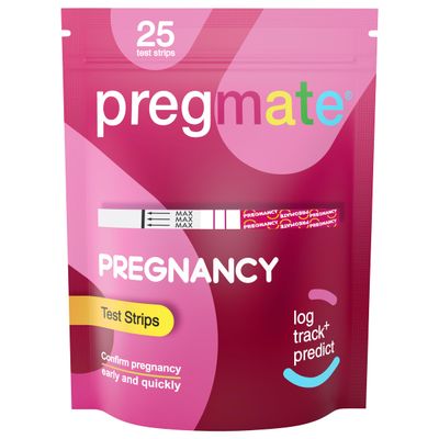 Pregmate 25 Pregnancy Test Strips (25 Count)