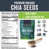 Viva Naturals Organic Chia Seeds, 1 lb, 16 Oz  Plant-Based Omega-3 and Vegan Protein, Gluten Free & Non-GMO, Perfect for Smoothies, Salads & Chia Pudding view 2