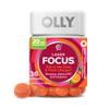 OLLY Laser Focus Gummy, Ginseng, Alpha GPC, B Vitamins, Berry Tangerine Flavor - 36 Count view 1