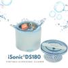 iSonic DS180 Portable Denture/Aligner/Retainer Cleaner for All Dental and Sleep apnea appliances, DC12V, AC100-240V Worldwide view 2