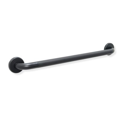 16 Shower Handle Knurled Grip | 304 Stainless Steel Grab Bars for Bathtubs and Showers | Matte Black ADA Standard Hand Rails for Seniors, Children, Injured People | Supports Upto 400lbs