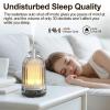 DOUDING Glass Essential Oil Diffuser, Ultrasonic Aroma Diffuser Glass Cover & Plastic Reservoir with 7 LED Color Changing Light, Auto Shut-Off for Home Office Spa, 120ml(Black Base) view 3