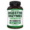 Digestive Enzymes with Probiotics - Multi Enzyme Nutritional Supplement - Acidophilus Bromelain Papaya Papain Lipase & Lactase - Improve Digestion - 120 Pills - Arazo Nutrition view 1