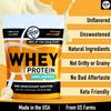 TGS Nutrition Whey Protein Powder Unflavored, Unsweetened - No Artificial Ingredients for Men & Women - 2lb Soy-Free, No Gluten, Keto Friendly - Post Workout Muscle Recovery view 3