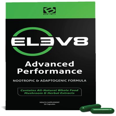 BEpic ELEV8 Advanced Performance Supplement - 30-Day Supply (30 Capsules) | Unlock Ancient Medicinal Secrets for Optimal Health and Functioning (Packaging May Vary)