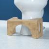 Squatty Potty The Original Toilet Stool - Bamboo Flip, 7" and 9" Adjustable Heights, Brown - Improve Bathroom Posture and Comfort view 3