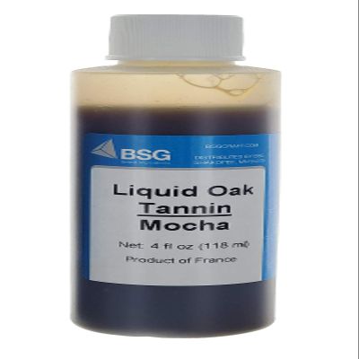 BSG Hand Craft Mocha Liquid Oak Tannin, 2 oz. for Award Winning Wines