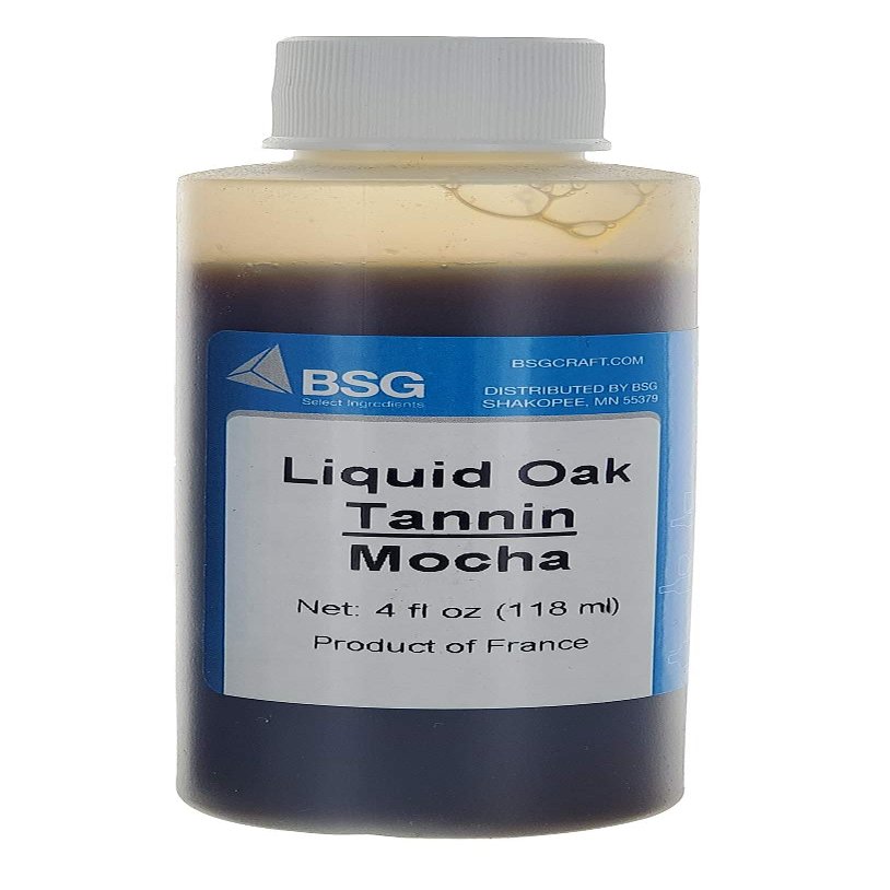 BSG Hand Craft Mocha Liquid Oak Tannin, 2 oz. for Award Winning Wines