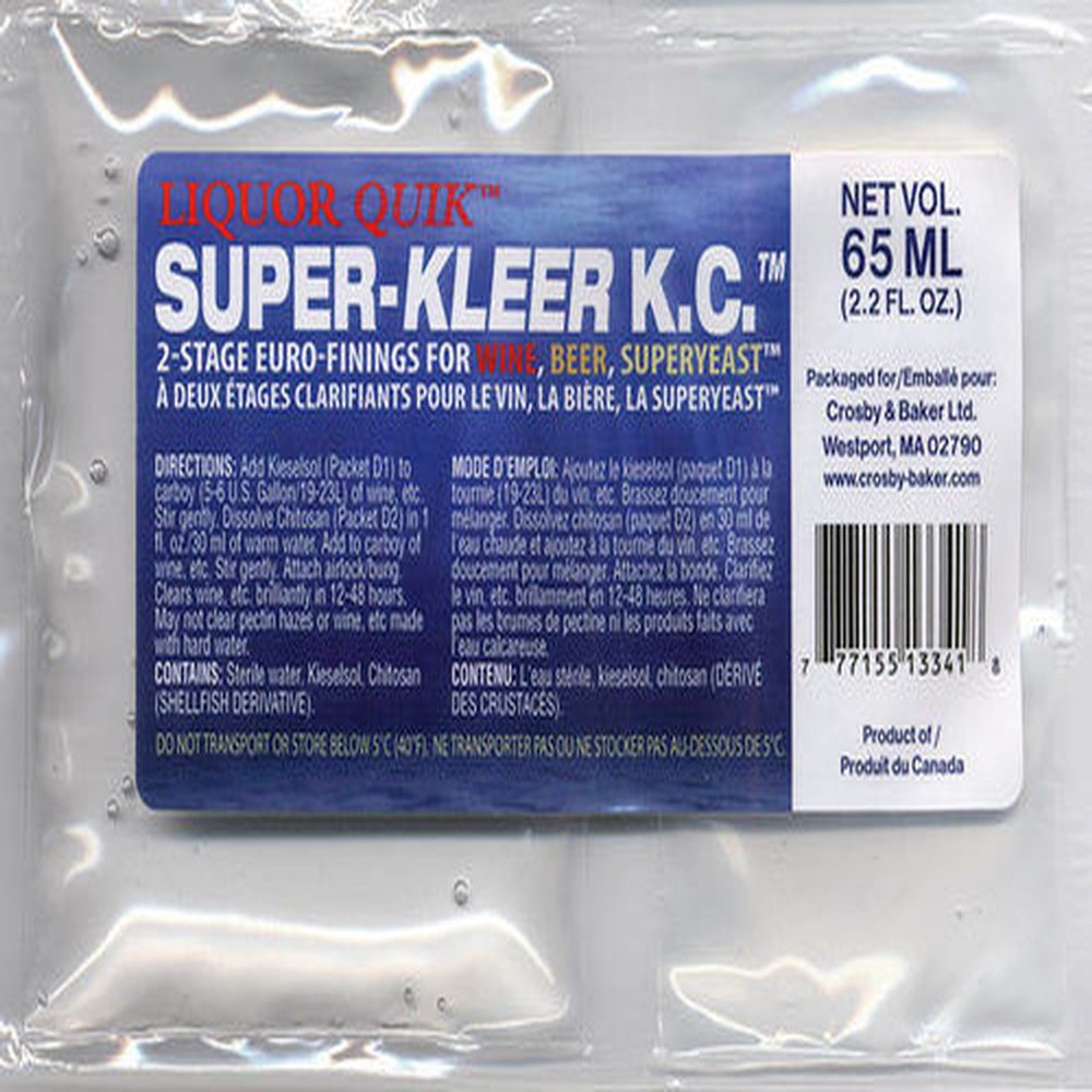 1 X Super-Kleer KC Finings by Liquor Quik