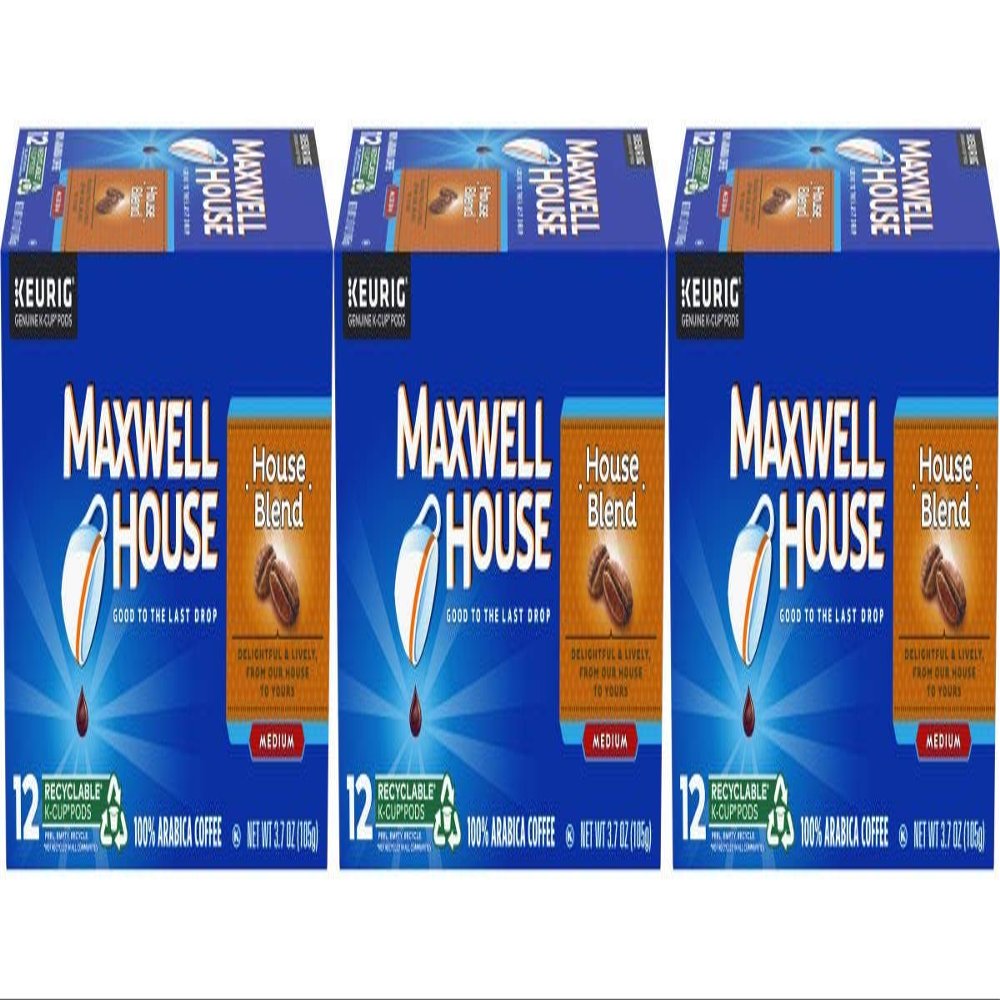 Maxwell House Blend Coffee, 36 K-Cups (Ships in Retail Packaging, as Shown)