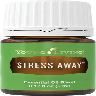 Young Living Stress Away Essential Oil Blend  100% Pure, Vanilla-Lime Aroma, Diffuser & Topical Use, 5ml
