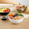 18 Ounce Plastic Salad Bowls, 200 Recyclable White Plastic Bowls - Disposable, Large, White Plastic To Go Bowls, Lids Sold Separately, For Pastas, Salads, And More - Restaurantware view 4