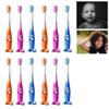 12 Smiley Happy Toothbrush Suction Cup Stand Soft Bristles Kid Toddler Oral Care view 3