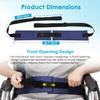 Wheelchair Seat Belt Cushion Harness Straps Medical Patients Positioning Restraint Soft Padded Safety Easy Release Adjustable Front Latch Buckle (Front Open) view 2