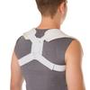 BraceAbility Clavicle Support Brace - Figure 8 Upper Back Brace Posture Corrector for Women and Men, Shoulder Straightener, Kyphosis Relief, Sling for Injuries and Fractures (Medium) view 1
