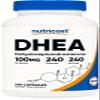 Nutricost DHEA 100mg, 240 Capsules - Gluten Free, Soy Free, Non-GMO, Supplement view 1