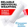 24 Gauze Rolls - 4" x 4.1yd - Soft and Breathable Rolled Gauze - Latex-Free Premium Individually Wrapped Bandages with Bonus Tape - First Aid Conforming Stretch Wrap for Wound Care - Vet Wrap view 2