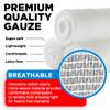 24 Gauze Rolls - 4" x 4.1yd - Soft and Breathable Rolled Gauze - Latex-Free Premium Individually Wrapped Bandages with Bonus Tape - First Aid Conforming Stretch Wrap for Wound Care - Vet Wrap view 3