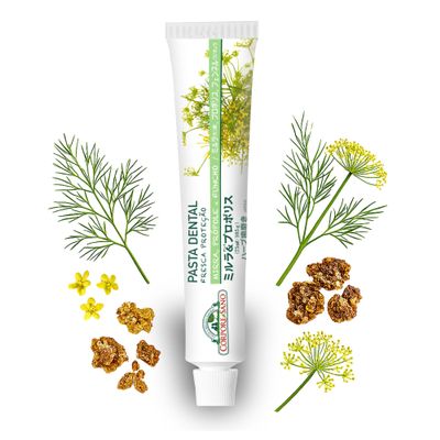 Corpore Sano Fresh Protection Toothpaste-Myrrh,Propolis & Fennel-Imported from Spain-75 ml/2.5 fl oz