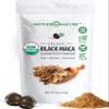 Black Maca Root Powder - Organic Peruvian Maca for Men - Strength, Endurance & Performance Support - Raw, Non-GMO, USDA Certified - 16oz Bulk Supply view 1