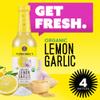 Tessemae's Organic Lemon Garlic Dressing and Marinade, Whole30 Certified, Keto Friendly, USDA Organic, 10 fl oz. bottles (4-Pack) view 3