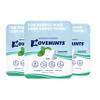 Movemints Clear Aligner Mints - Patented, Edible Alternative to Chewies - Freshen Breath and Improve Dry Mouth with Xylitol - Spearmint (3 Pack) view 1