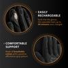 Brownmed Intellinetix Therapy Gloves - Compression Hand Gloves for Pain Relief - Wearable Vibration Therapy Massager - Large view 4