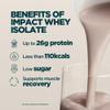 MyProtein Impact Whey Isolate, Chocolate Smooth, Pouch, Size: 2.5kg view 2
