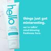hello Antiplaque and Whitening Fluoride Free Toothpaste, Natural Peppermint Flavor, SLS Free, Gluten Free, Peroxide Free, Vegan, 4.7 Ounce (Pack of 4) view 3