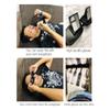 DS. DISTINCTIVE STYLE Lazy Readers Glasses Prism Glasses Lying Down Bed Horizontal Watching TV Reading Spectacles Horizontal Glasses - Black view 3