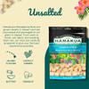 Hamakua Macadamia Nuts - Unsalted Hawaiian Grown Dry Roasted Half and Whole Macadamias without Salt - Natural Eco-Friendly Large Macadamia Nuts (10 oz Pouch) view 3