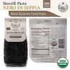 Morelli Squid Ink Black Pasta Noodles Fusilli (Rotini) - Organic Italian Pasta, Durum Wheat Semolina, Nero Di Seppia Made in Italy - 1.1 lb (500g) (2 pack) view 2